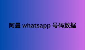 阿曼 whatsapp 号码数据 